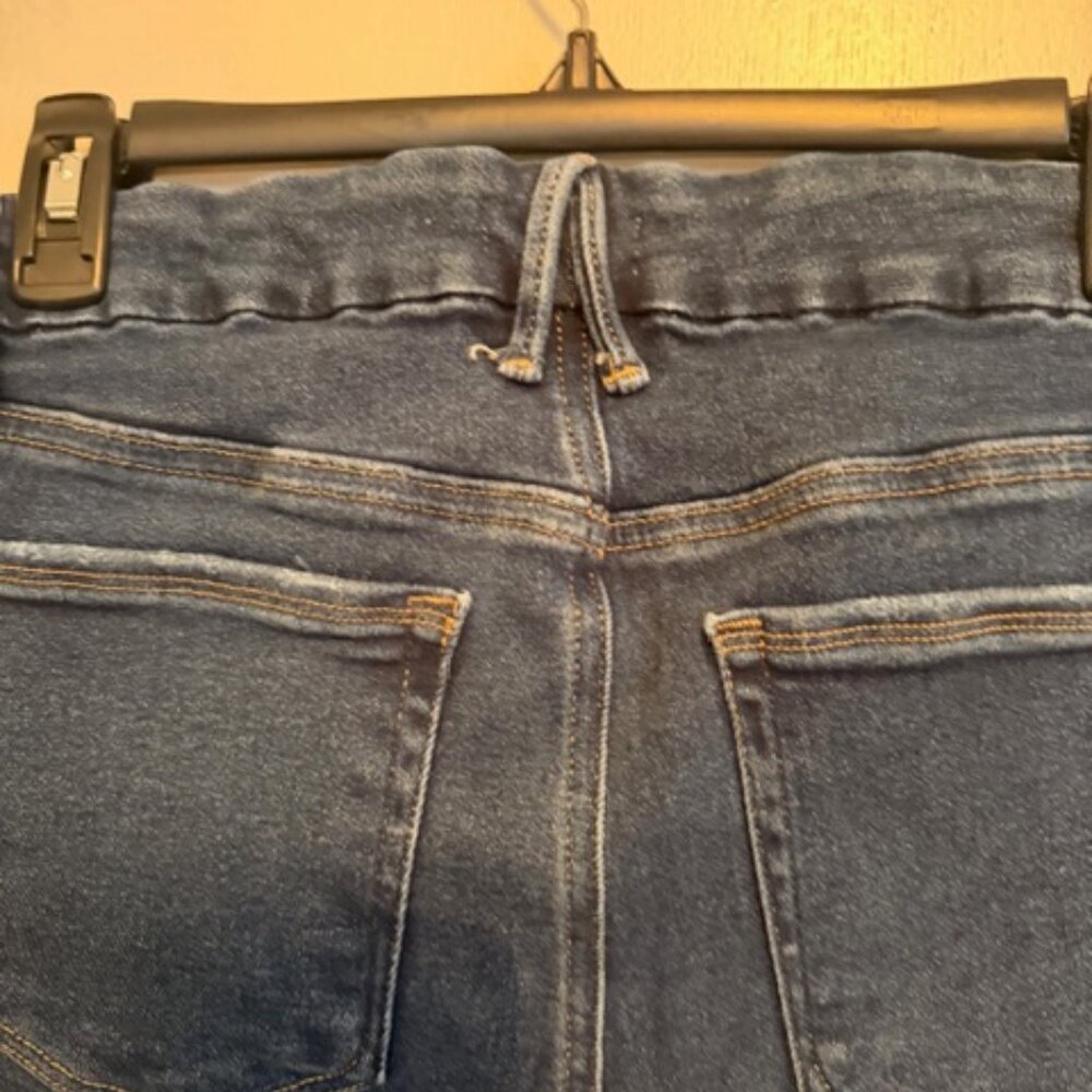 Good American Good Legs Skinny Jeans Size 14 Raw Hem - Picture 5 of 6